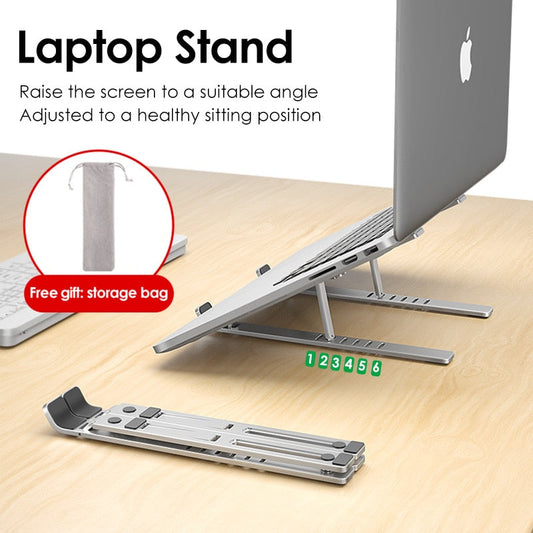 Bestfy™ Laptop, Tablet, iPad Adjustable Alumiunm Stand